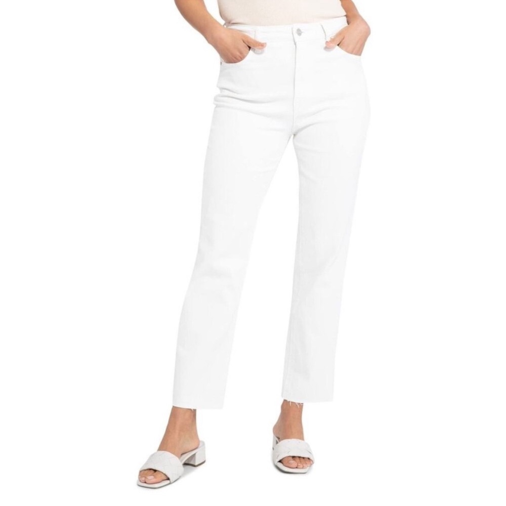 NWT Sanctuary Jeans Good Vibes High Rise Straight Off White size 30 🌸